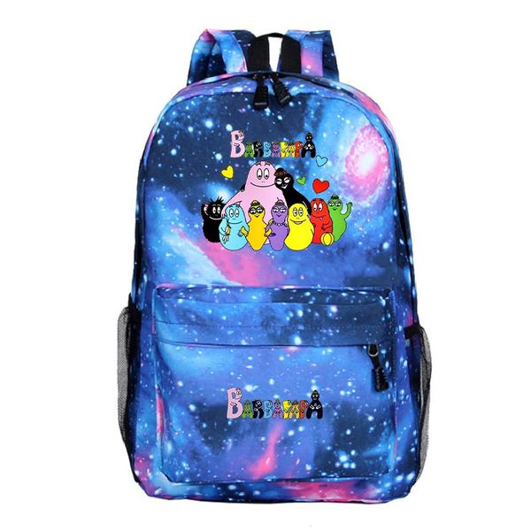 

backpack barbapapa printed travel backpacks for men and women, lapbackpacks, school bags,