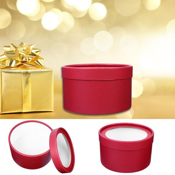 

gift wrap christmas packing box apple creative round shaped party present