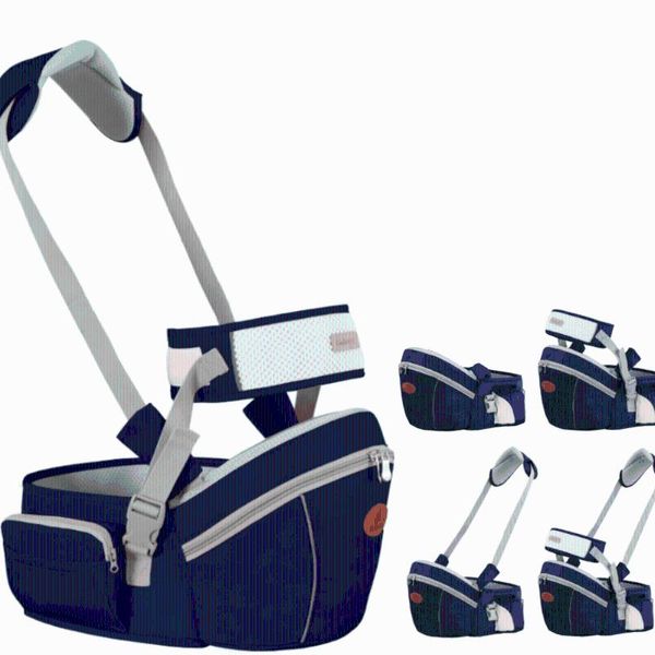

carriers, slings & backpacks baby carrier hipseat 2-24 months sling breathable waist stool walkers hold belt kangaroo kids infant hip seat