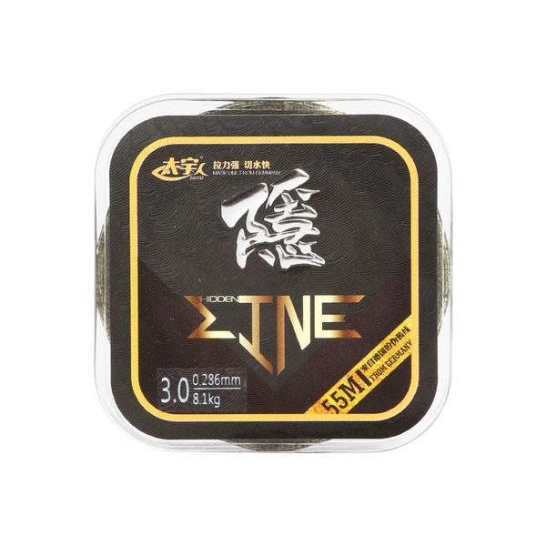 

invisible fishing line speckle carp 3d camouflage sinking thread algae fluorocarbon coated braid