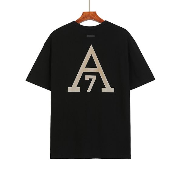 

usa spring summer 7th arc 2021 flocking t shirt fashion men women cotton tee tshirt2596581 djte, White;black