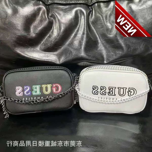 

gs new style fashion camera simple and versatile color letter small square bag women's single shoulder messenger