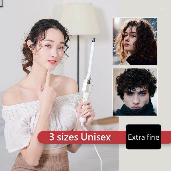 

professional hair rollers automatic small size teddy wool curling iron foam noodles styler electric wand for women1, Black