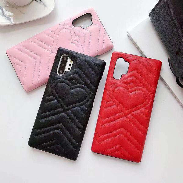 

luxury soft pu leather skin phone cases for samsung gaxlay s8 s9 s10 s10e s20 ultra note 8 9 10 plus 20 love heart hard cover fundas case