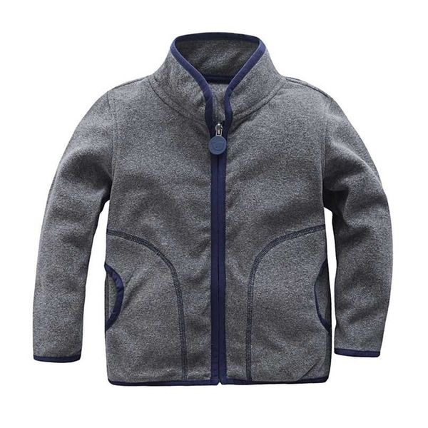 Primavera Outono Crianças Crianças Com Capuz Moletons Bebê Meninas Meninos Polar Fleece Soft 211110