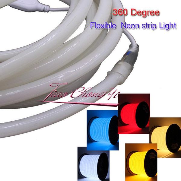 

degree glow flexible led neon light 220v 120leds/m indoor outdoor lighting strips
