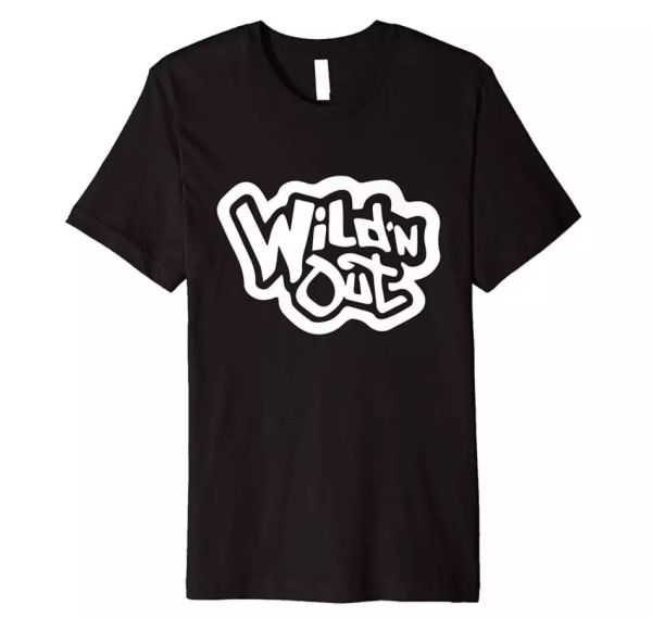

R2 Wild N Out Youth 100% Cotton Soft Black T-shirt, White;black