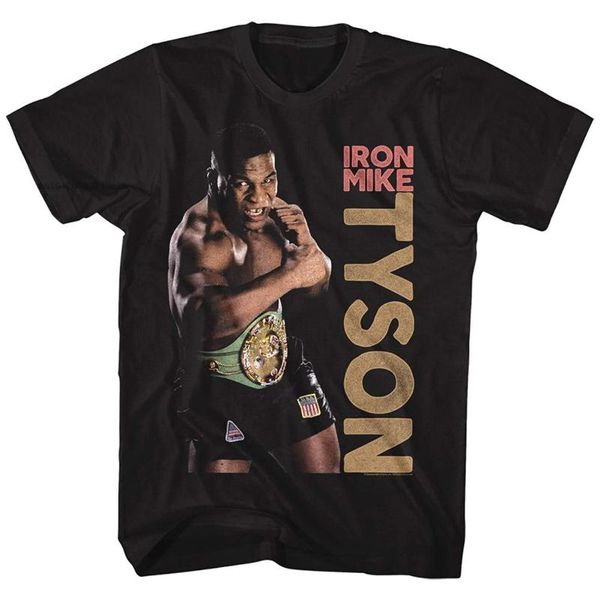 

men's t-shirts heavyweight boxing iron mike tyson fans t-shirt summer cotton short sleeve o-neck mens t shirt s-3xl, White;black