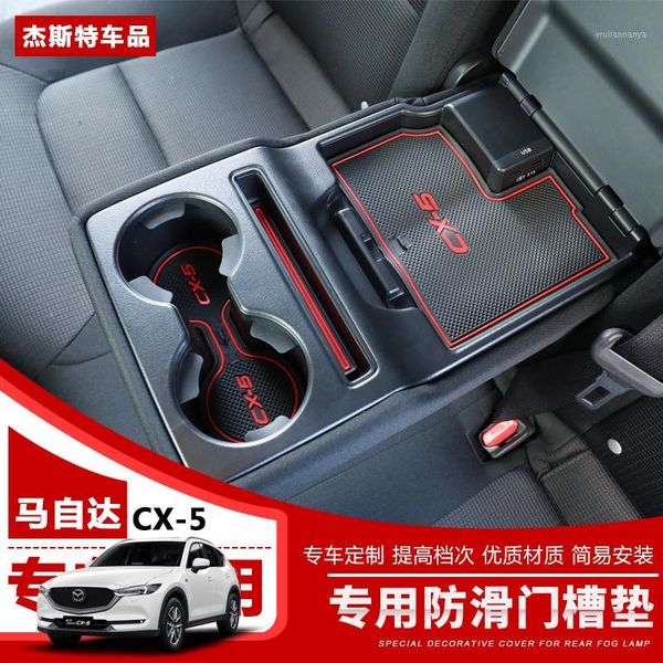 

for cx-5 2021 gate slot pad non-slip cup mats anti slip door groove mat sticker1