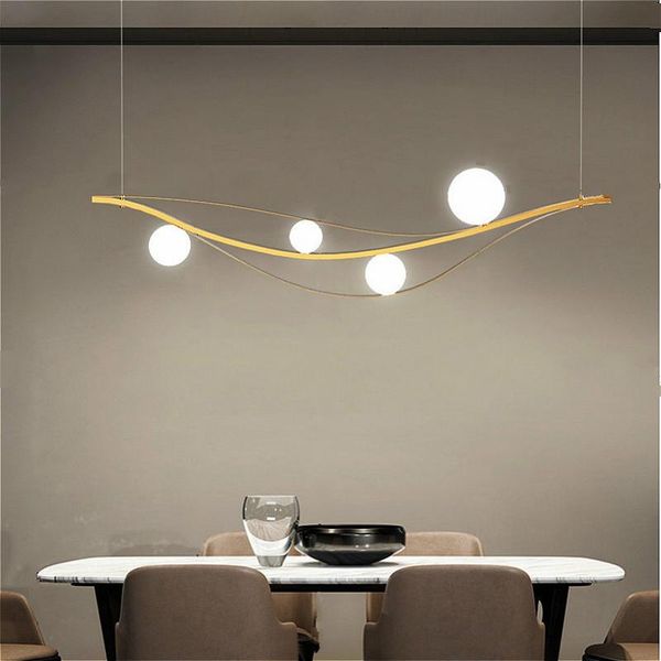 

pendant lamps modern minimalist glass ball lampshade golden lighting fixtures nordic indoor kitchen office bar restaurant chandelier