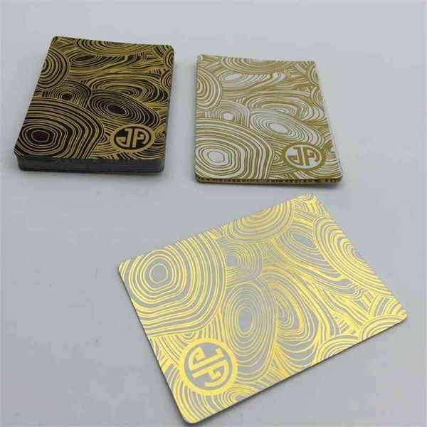 

various texas gold foil tarot game cards, pvc playing cards