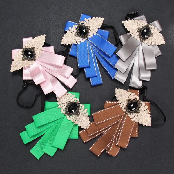 

luxury designers formal men's ribbon double-layer wedding bridegroom multi material cloth bow tie xmas gifts, Gray