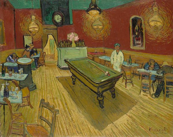 

hand painted van gogh oil painting the night cafe landscape art pictures on canvas for living room office bathroom impressionist unframed