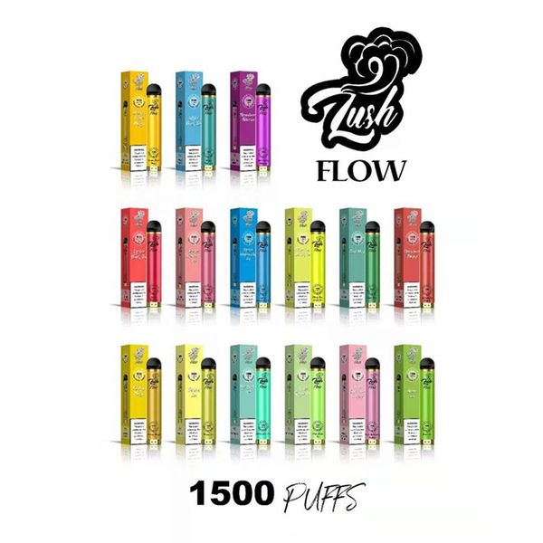 

2021 LUSH flow adjustable cigarette Puffs air PLUS PUFF XXL Bar Disposable Device Pod Pen 6ml 900mAh Battery Starter 1500puffs Kit For Sale E