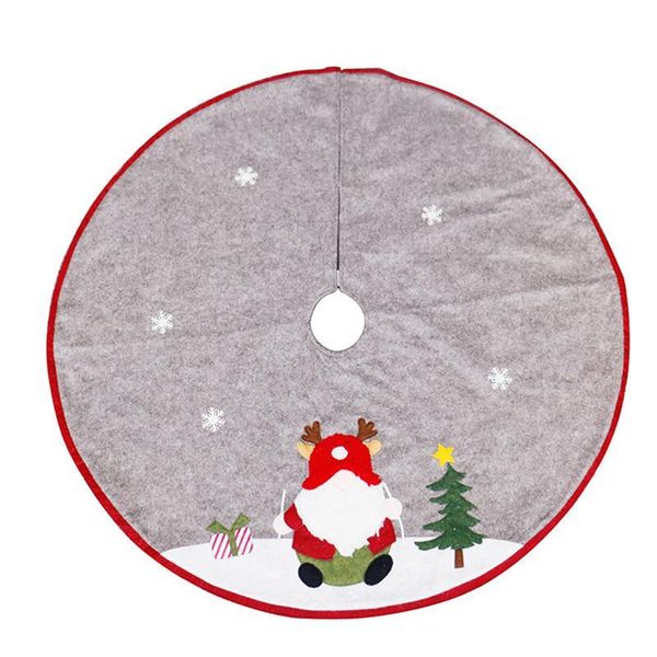 

christmas decorations 1pc large tree skirt with faceless santa xmas holiday