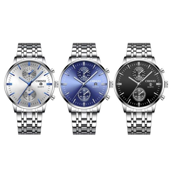 

wristwatches men's quartz watch fashion black wrist bracelet clasp selling 2021 products, Slivery;brown