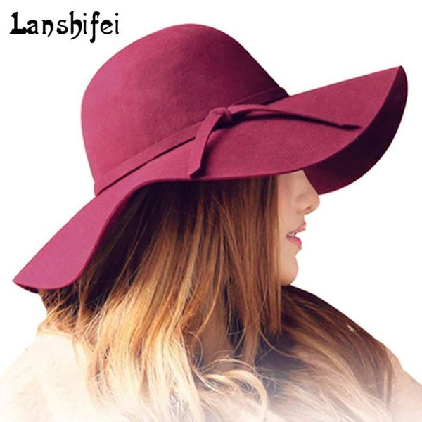

lanshifei england retro style hats for women handmade crochet straw hat girls bucket ladies beach cap chapeu feminino wide brim, Blue;gray