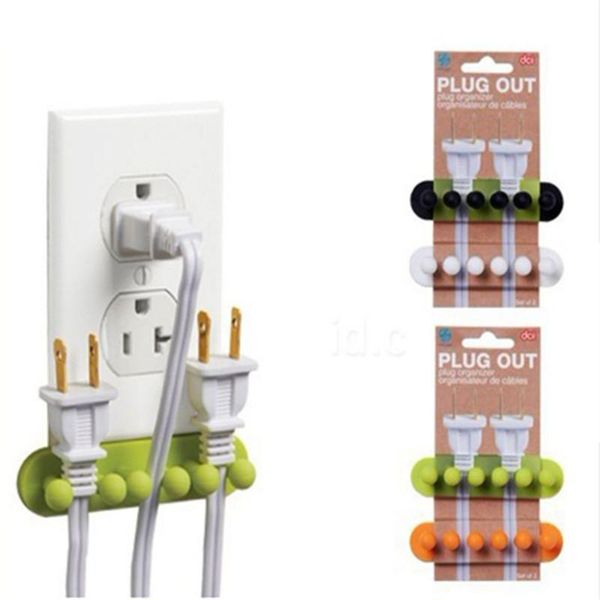 

hooks & rails multifunctional plug electrical wire finisher hub power cord lock management-ray device cable winder the shelves