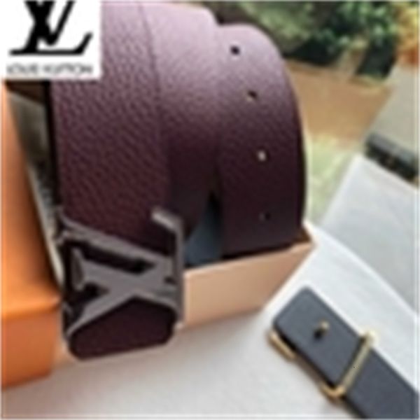 

brand designer luxury belt wine red striped beveled sling double-sided authentic official mens belts for men women belt with box, Silver