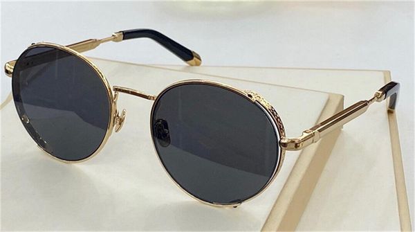 

new fashion design sunglasses boulevrd round metal frame popular generous style outdoor uv400 protection lens, White;black