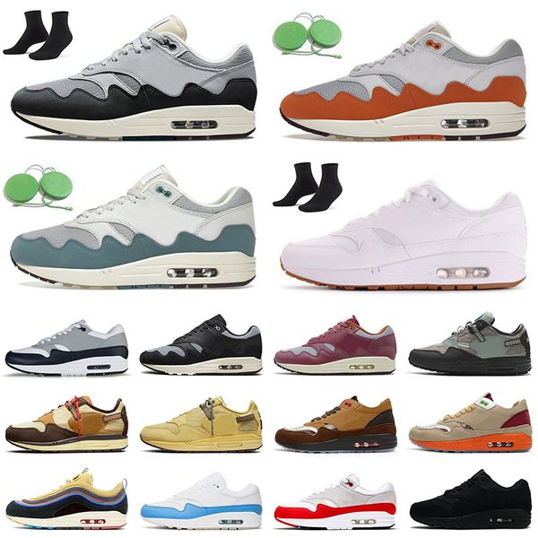 

max 1 1s men running shoes max1 sean wotherspoon patta waves kiss of death cha baroque brown cave stone saturn gold white black mens women t