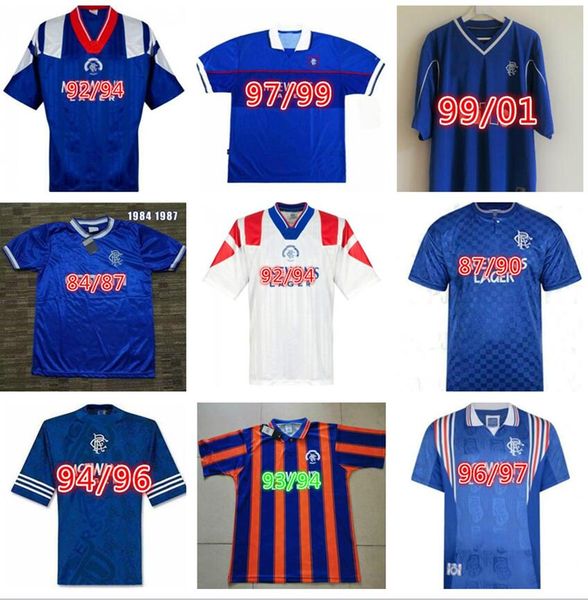 

1996 laudrup gascoigne mccoist soccer jerseys 2021 football shirt 1982 1983 84 87 89 90 92 94 96 97 99 01 retro albertz ferguson men uniform, Black