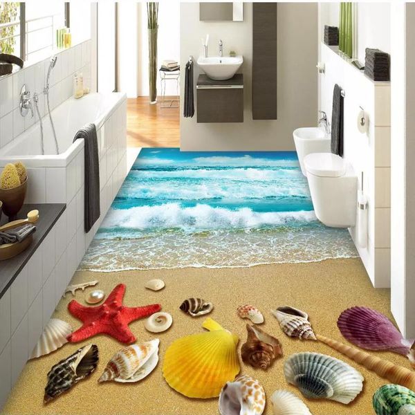 

wallpapers floor wallpaper beach shell starfish bathroom el restaurant picture