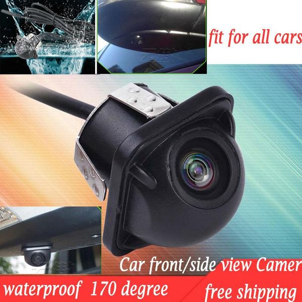 

car rear view cameras& parking sensors waterproof mini wide angle hd ccd normal image front camera universal side