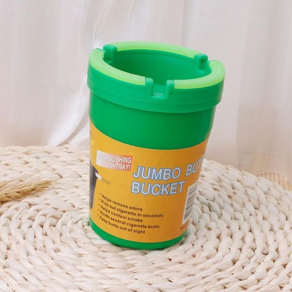 

hooks & rails fluorescent car ashtray shatterproof portable case office easy clean drop