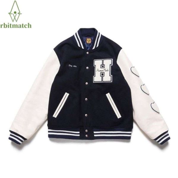 

hip hop varsity jacket mens furry letters embroidery color block college jackets womens harajuku baseball coats 210927, Black;brown