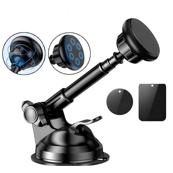 

cell phone mounts & holders universal magnetic car holder for 11 pro xs max suction cup magnet mount mobile stand