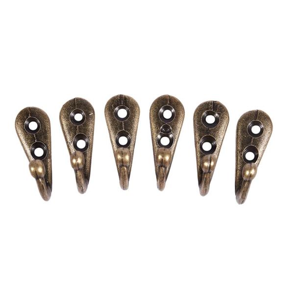 

robe hooks 6x wardrobe retro style wall mounted clothes coat hat hanger hook bronze