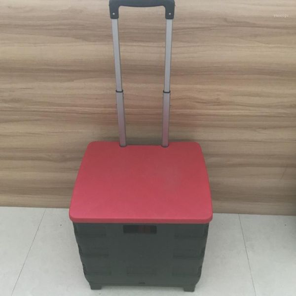 Sacos de Armazenamento Fábrica Vendas Diretos Plástico Compras Dobrável Trolley Bagagem A MAI CAI CHE Exportou para o Japão