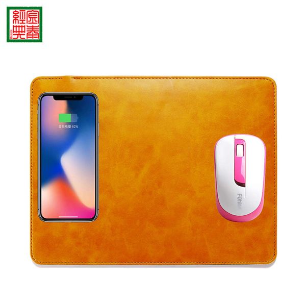 

dongguan various personalized wireless charging mouse pad stationery leather advertising gifts