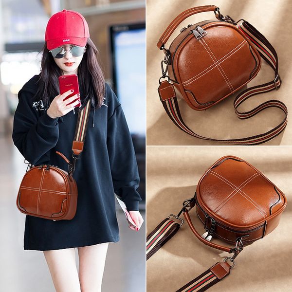 

bag 2021 new simple korean version messenger single shoulder hand shell bag 8012