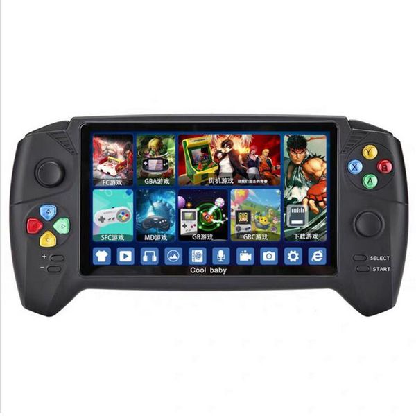 

portable game players handheld player 7.0 inch ips touch screen tv console dual joysticks for psp gba nes fc