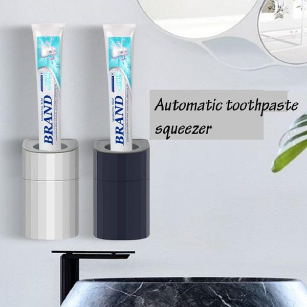 

household toothpaste squeezing device perforation-wall-mounted toot toothbrush holders