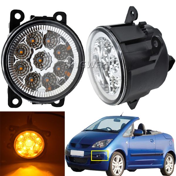 

fog light for mitsubishi colt czc convertible (rg) 2006-2009 car led bulbs yellow fog lamp with h11 interface