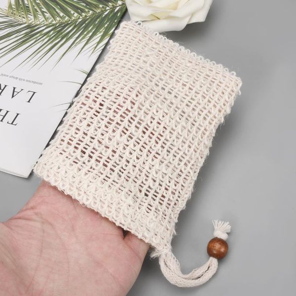 

soap dishes bags sack holder mesh exfoliating with drawstring for bathing washing hands saver shower foaming bag bathroom supplies