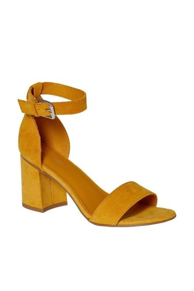 

sandals deichmann yellow women 's high-heeled 12402210, Black