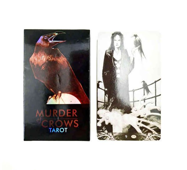 

murder of crows tarot cards wholesale oraclecard-model_x7x8