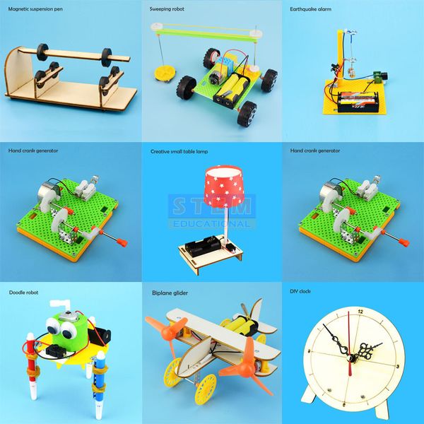 

Children STEM Educational Toys Physical Science Experiment Teaching Aids Boy Physics Creative Toys DIY Invention Innovation Kits