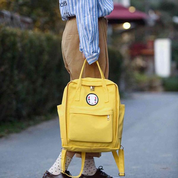 

women canvas backpacks school bags for teenager girls black cute travel shoulder famale book rucksack