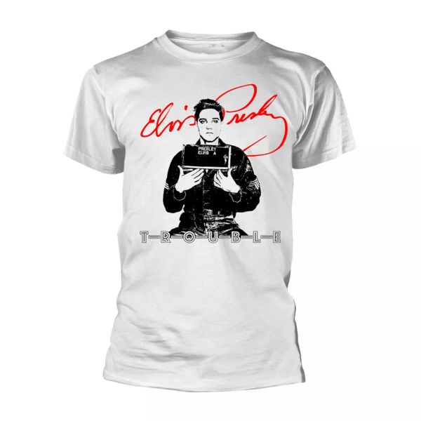 

official elvis presley mugst-shirt men unisex, White;black