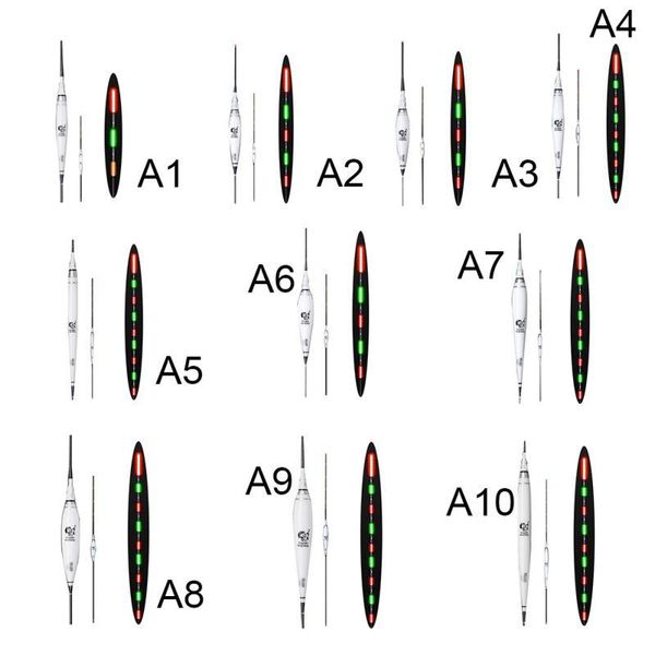 

super bright night fishing led smart float luminous ultra sensitive electronic floats buoy outdoor accessories