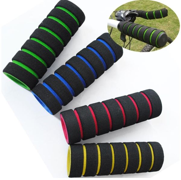 

bike handlebars &components by dhl 500pair racing bicycle motorcycle handle bar foam sponge grip cover nonslip