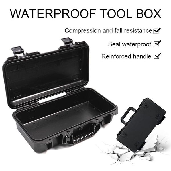 

tool organizers portable case plastic waterproof storage impact resistant electronics suitcase for travel outdoor camping packaging