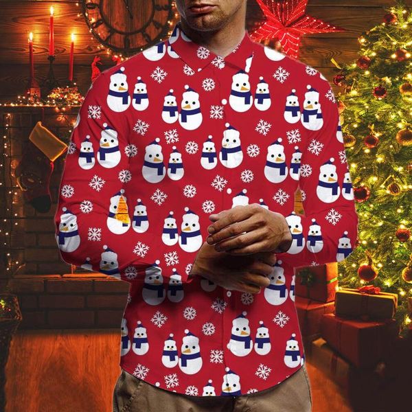 

men's casual shirts long sleeve button down dress 2022 shiny black floral print christmas shirt men business, White;black