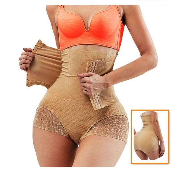 

women's shapers bulifter tummy control panties hook womens body corset shaper waist cincher shapewear trimmer postpartum, Black;white