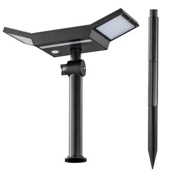 

ariluxÂ® 20 led white light sensor solar outdoor waterproof stake